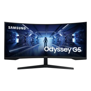 SAMSUNG Odyssey G5 LC34G55TWWPXEN Monitorius | 34", UWQHD, Curved VA, 165 Hz
