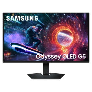 SAMSUNG Odyssey G5 LS27FG500SUXEN Monitorius | 27", QHD, OLED, 180 Hz