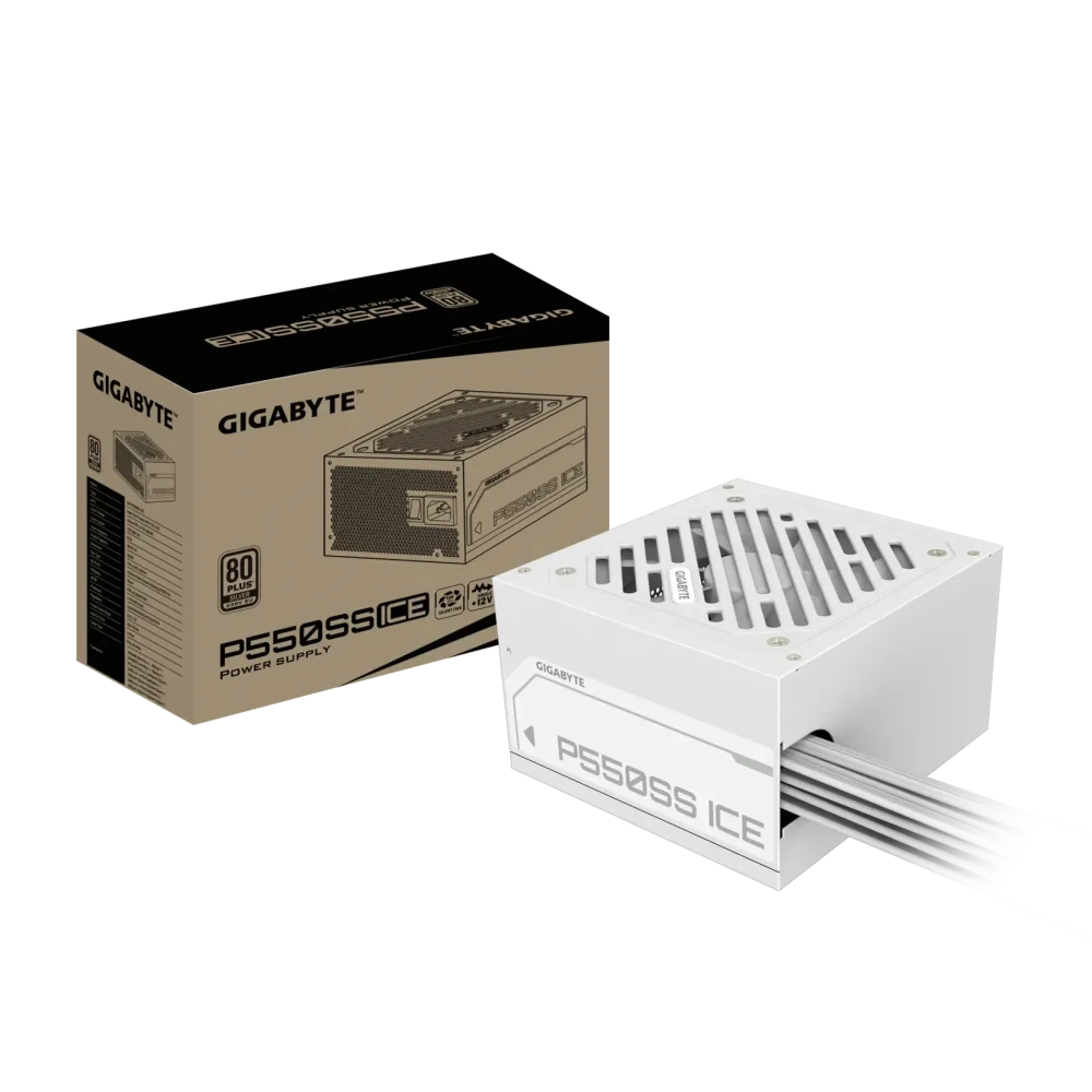 GIGABYTE GP-P550SS ICE PSU Maitinimo Blokas | 550W, 80 Plus Silver
