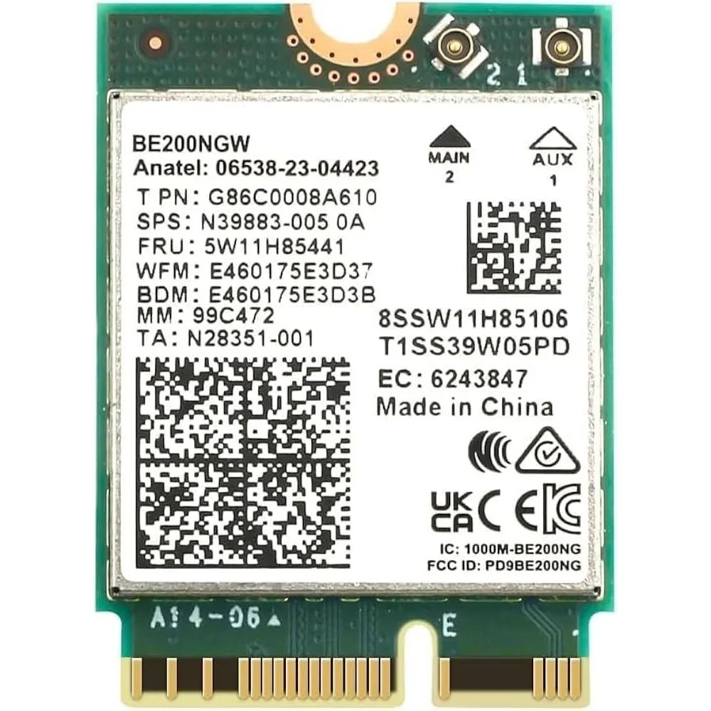 INTEL WI-FI 7 BE200 PCIe Adapteris