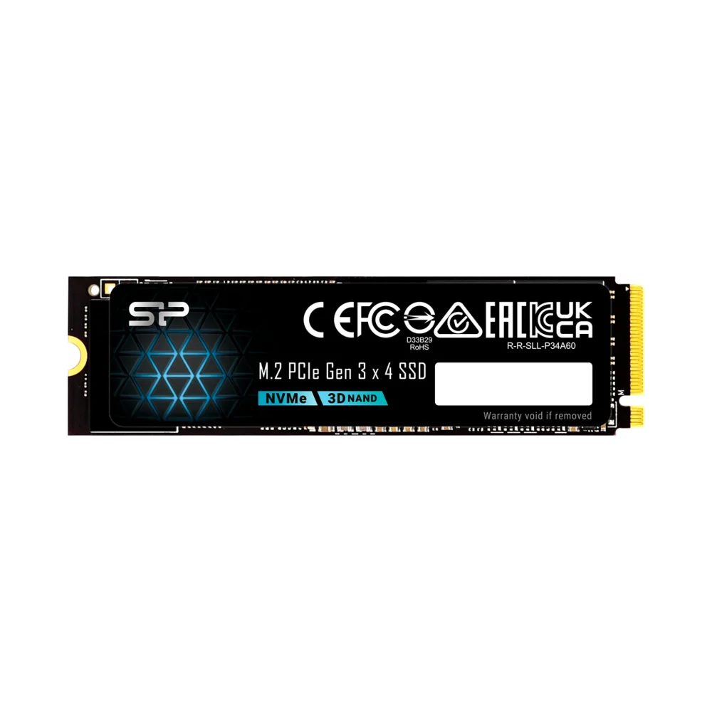 SILICON POWER P34A60 SSD Atmintis | 2TB, m.2 NVMe