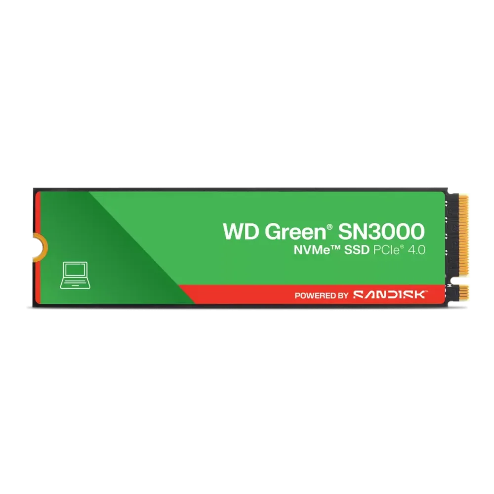 WD GREEN SN3000 SSD Atmintis | 2TB, m.2 NVMe