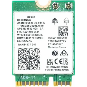 INTEL WI-FI 7 BE201 PCIe Adapteris