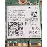 INTEL WI-FI 7 BE200 PCIe Adapteris