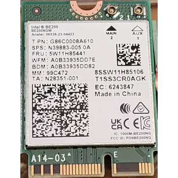 INTEL WI-FI 7 BE200 PCIe Adapteris