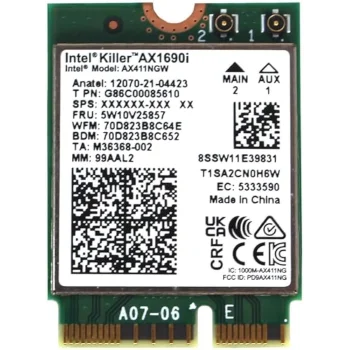 INTEL WI-FI 6E AX411 PCIe Adapteris