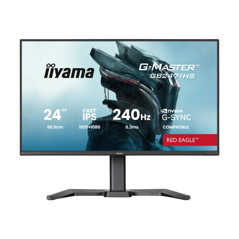 IIYAMA G-Master GB2471HS-B1 Monitorius | 23.8", FHD, IPS, 240 Hz