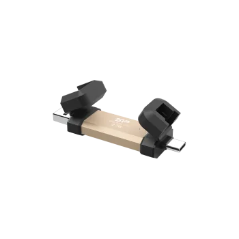SILICON POWER DS72 USB Atmintukas | Gold, 500GB
