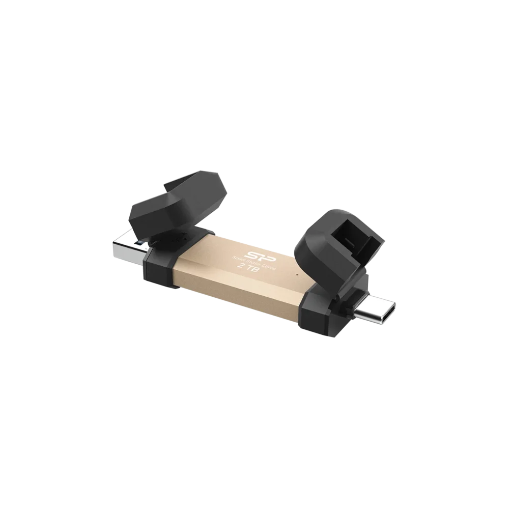 SILICON POWER DS72 USB Atmintukas | Gold, 500GB
