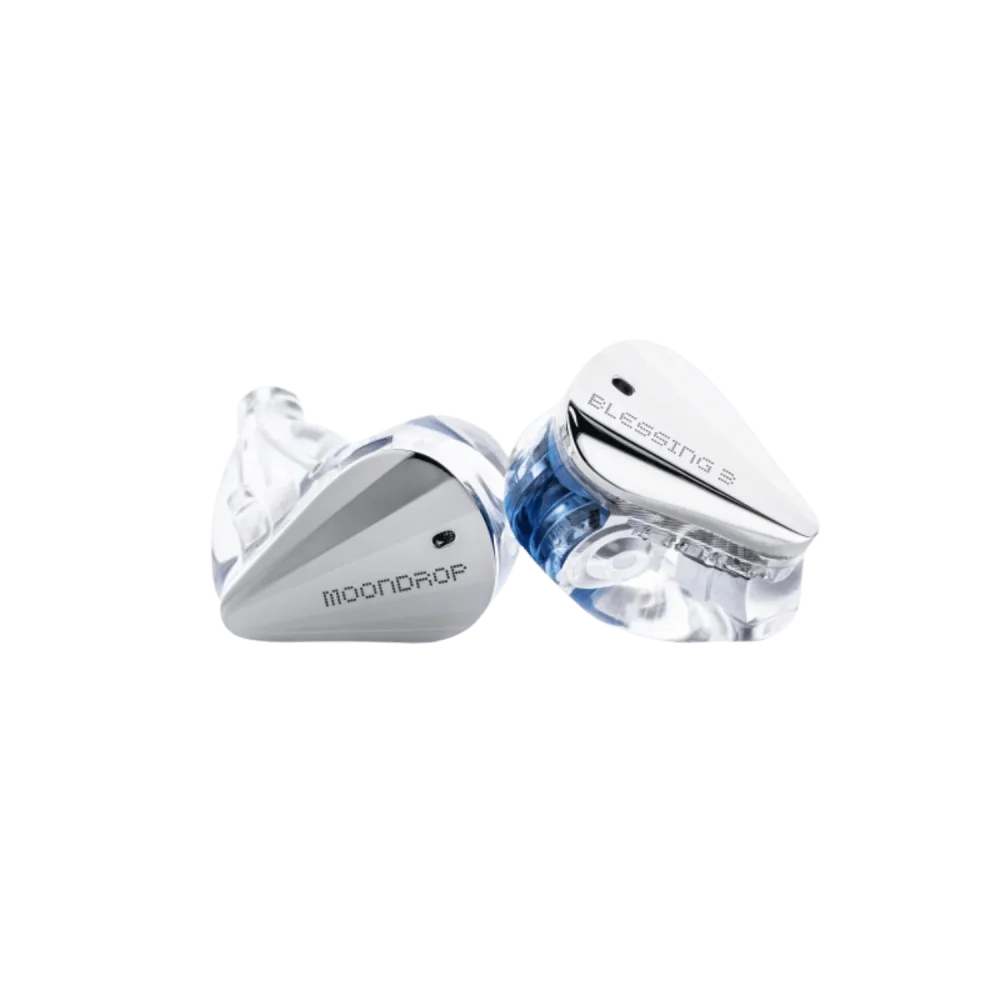 MOONDROP Blessing 3 Ausinukai | Silver, Transparent