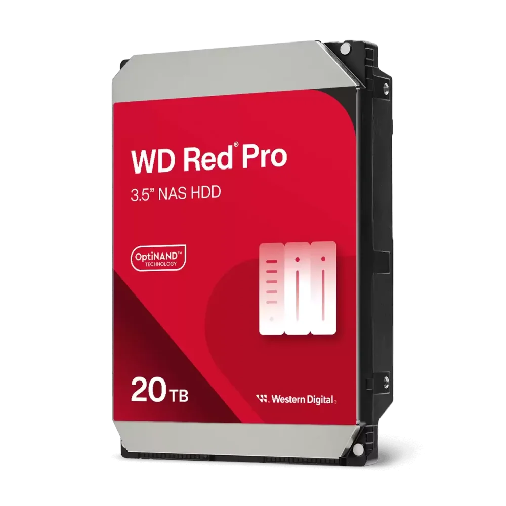 WD Red Pro NAS HDD Kietasis Diskas | 20TB, 3.5", SATA