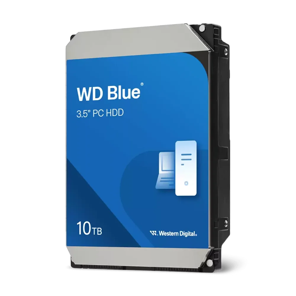 WD Blue PC HDD Kietasis Diskas | 10TB, 3.5", SATA