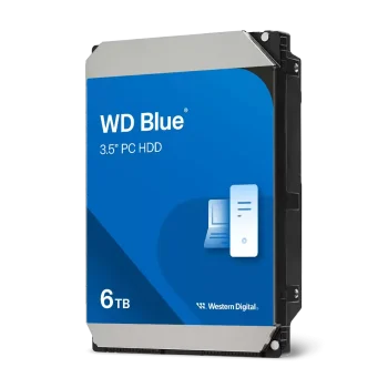 WD Blue PC HDD Kietasis Diskas | 6TB, 3.5", SATA