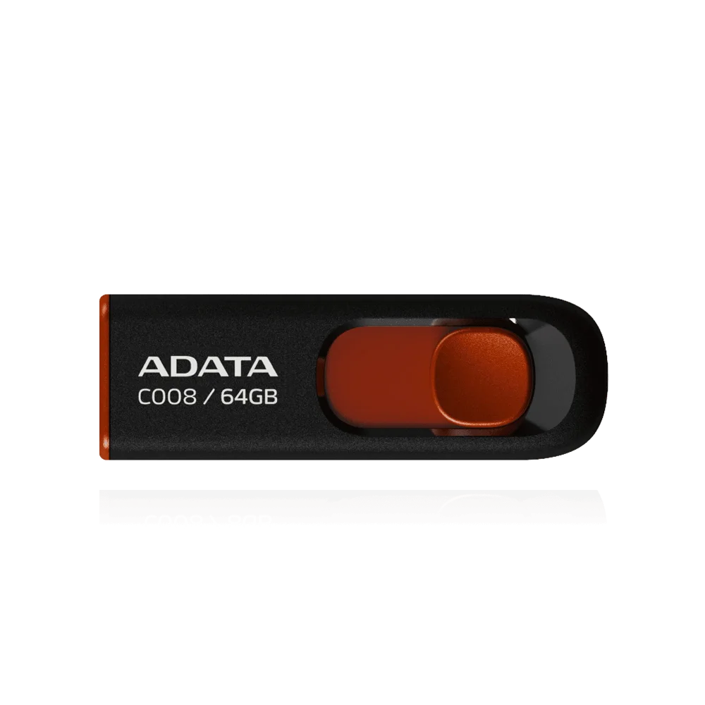 ADATA C008 USB Atmintukas | Red, 32GB