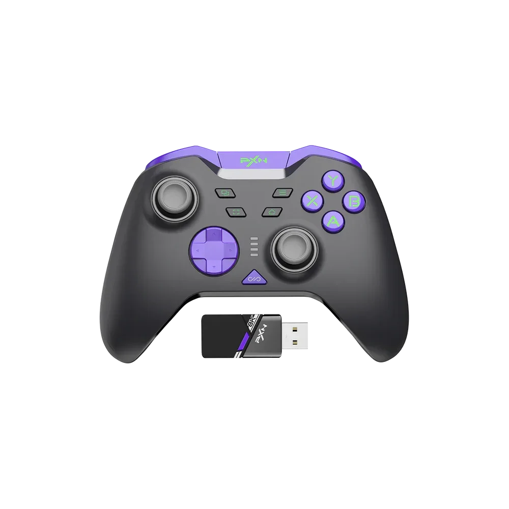 PXN P5 8k Wireless Belaidis Žaidimų Pultelis | Black, Purple