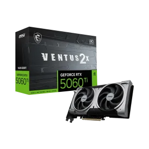 MSI GeForce RTX 5060 Ti VENTUS 2X PLUS GPU Vaizdo Plokštė | 16GB, GDDR7, OC Edition