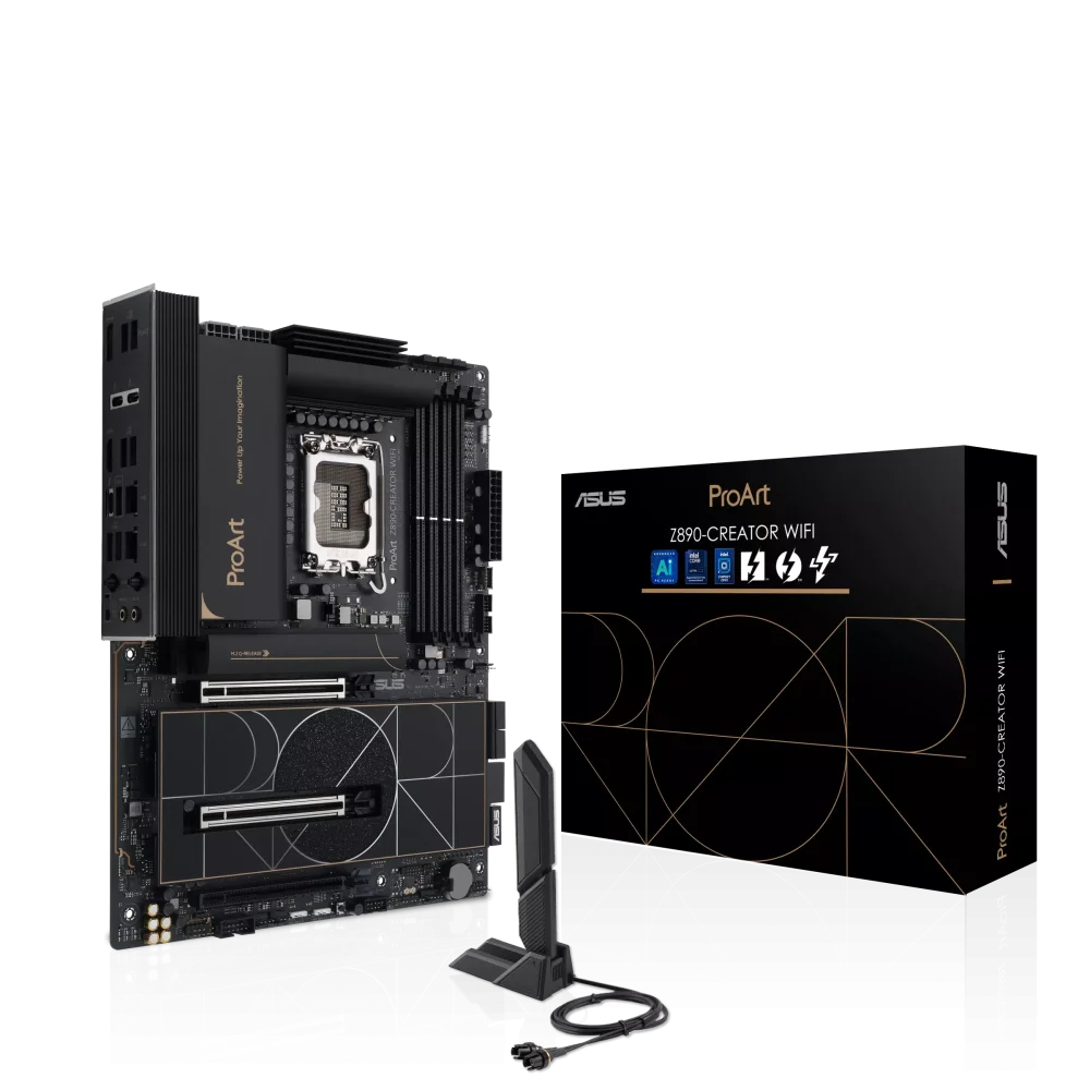ASUS ProArt Z890-CREATOR WIFI Pagrindinė Plokštė | ATX, LGA1851, DDR5