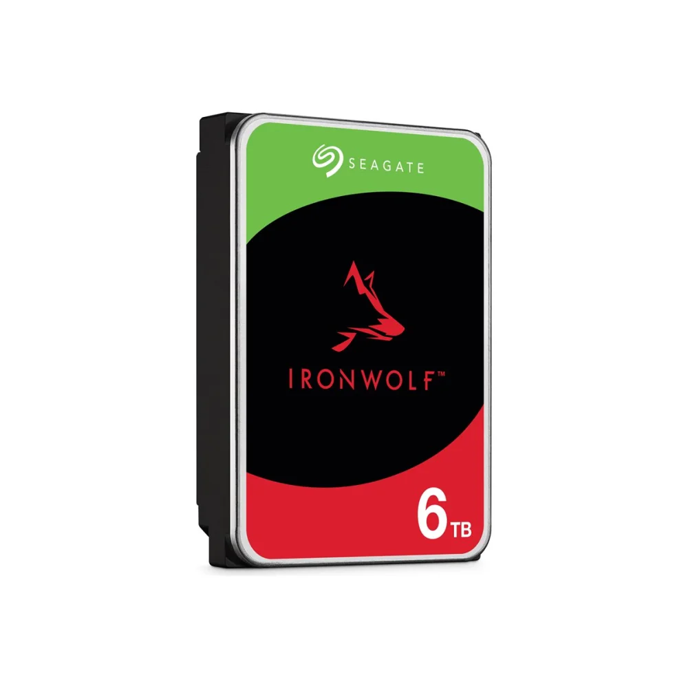 SEAGATE IronWolf NAS HDD Kietasis Diskas | 6TB, 3.5", SATA