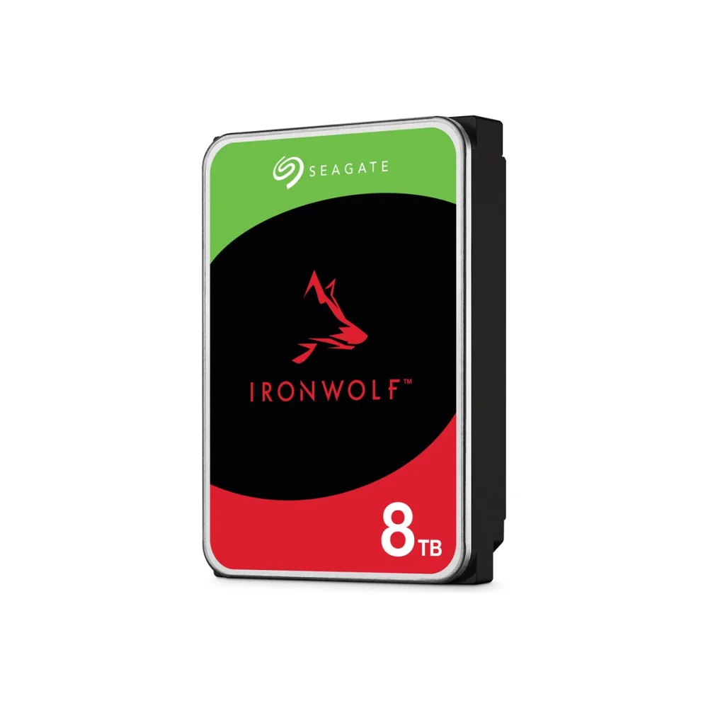 SEAGATE IronWolf NAS HDD Kietasis Diskas | 8TB, 3.5", SATA