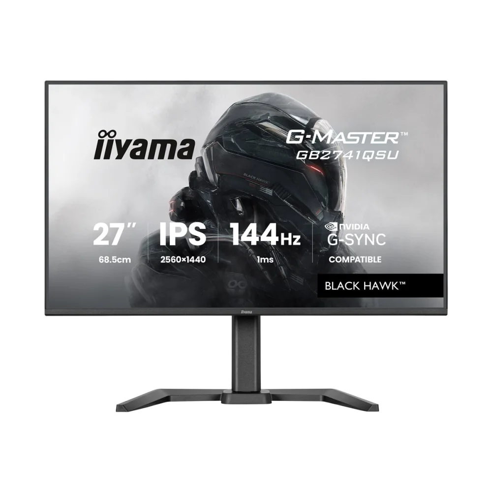 IIYAMA G-Master GB2741QSU-B1 Monitorius | 27", QHD, IPS, 144 Hz