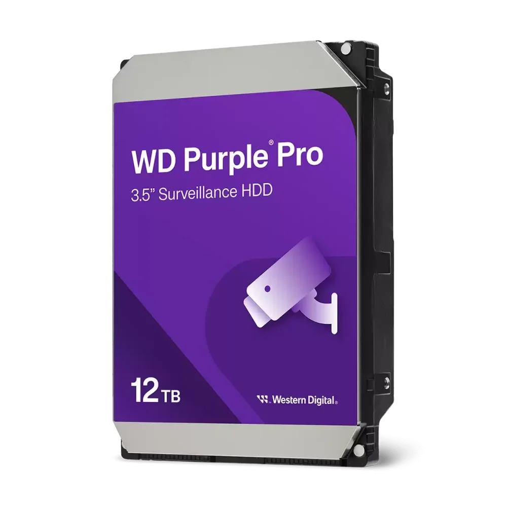 WD Purple Pro Surveillance HDD Kietasis Diskas | 12TB, 3.5", SATA