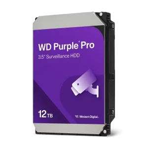 WD Purple Pro Surveillance HDD Kietasis Diskas | 12TB, 3.5", SATA