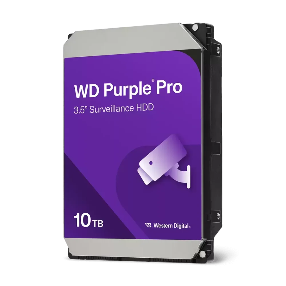 WD Purple Pro Surveillance HDD Kietasis Diskas | 10TB, 3.5", SATA