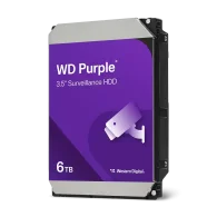 WD Purple Surveillance HDD Kietasis Diskas | 6TB, 3.5", SATA