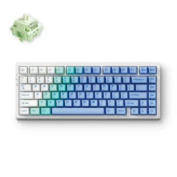 MCHOSE G75 Pro Wireless Belaidė Žaidimų Klaviatūra | Arctic White, Huano Matcha Latte V2