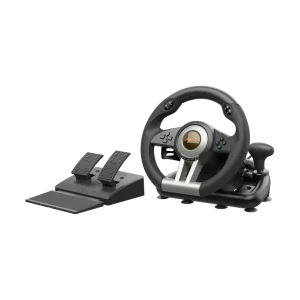 PXN V3 PRO Simulator Žaidimų Vairo Komplektas (Vairas + Bazė + Pedalai) | PC, Xbox, PS, Switch
