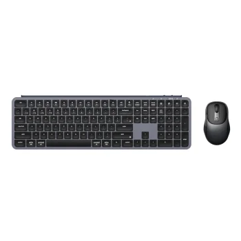 DĖMESIO! PAŽEISTA PAKUOTĖ! Keychron B6 Pro + BM24 Wireless Combo Belaidės Klaviatūros ir Pelės Rinkinys | Space Grey