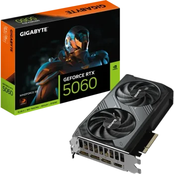 GIGABYTE GeForce RTX 5060 WINDFORCE GPU Vaizdo Plokštė | 8GB, GDDR7