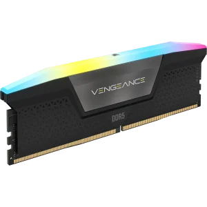 Corsair VENGEANCE 16GB DDR5 RAM Atmintis | 5200 MT/s, CL40, 1x16GB, Black, RGB