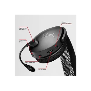 HyperX Cloud Jet Wireless Belaidės Ausinės | Black