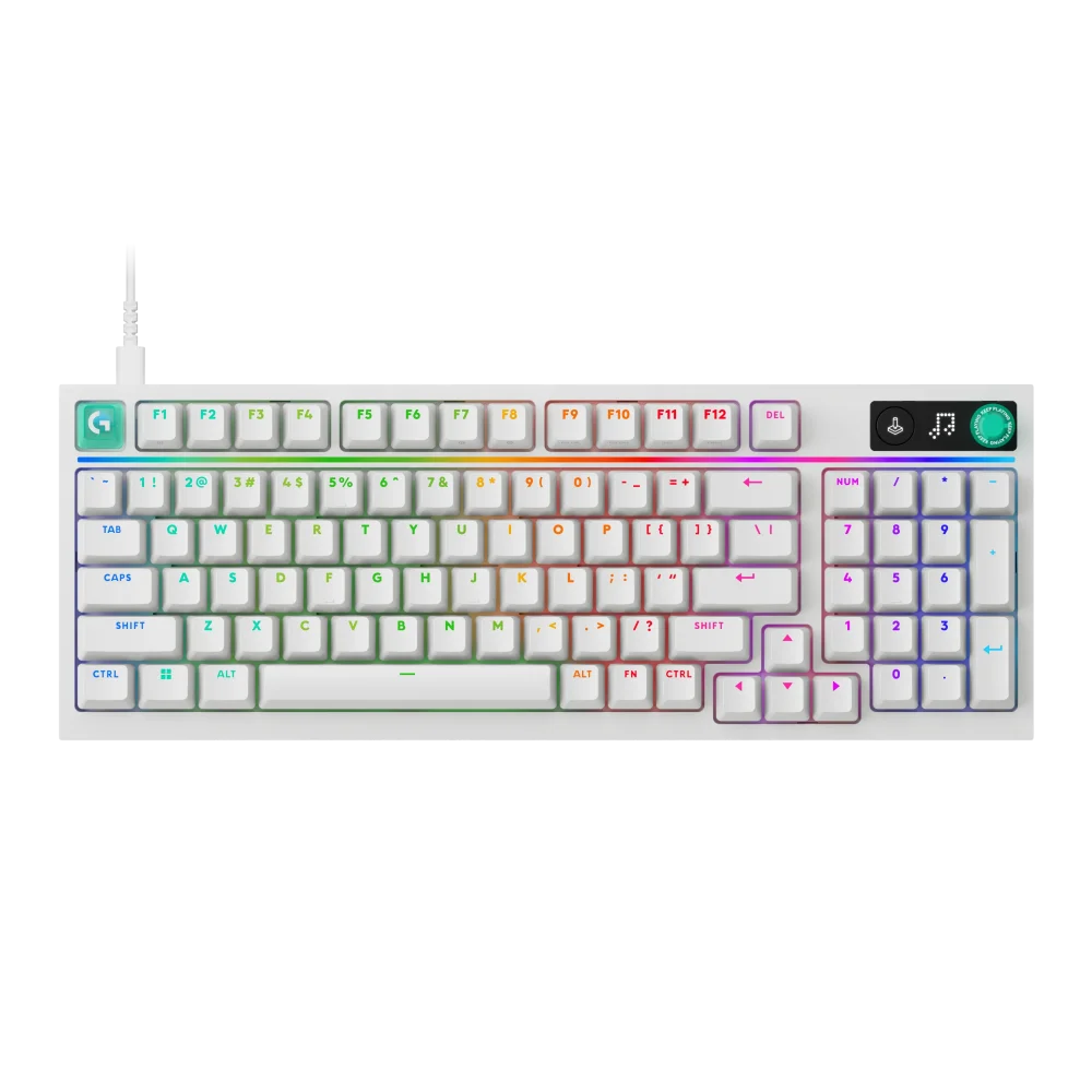 Logitech G316 X 98 Žaidimų Klaviatūra | White, Tactile