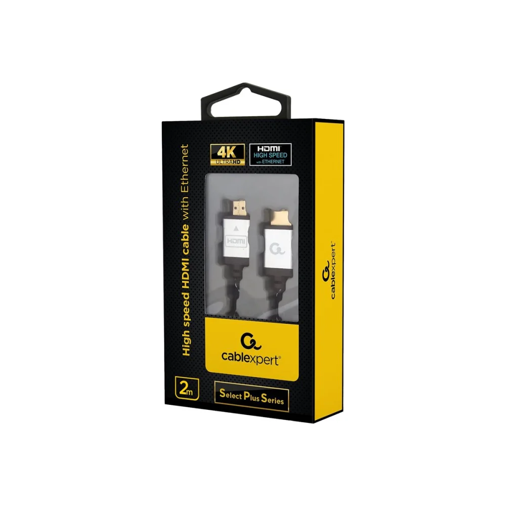 CABLEXPERT High speed HDMI cable with Ethernet "Select Plus Series" Kabelis | 2m