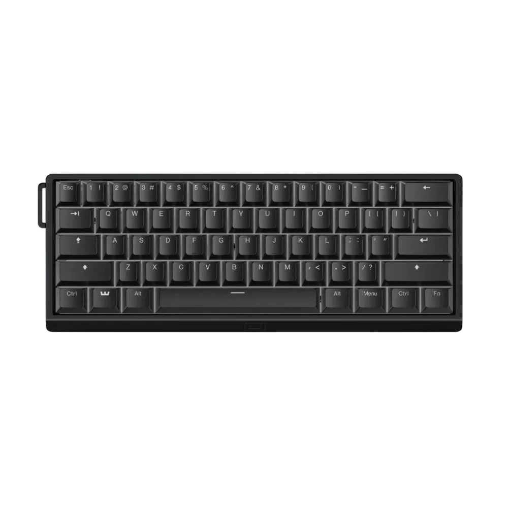 Wooting 60HE V2 Žaidimų Klaviatūra | Black, Lekker Tikken, Alu Case
