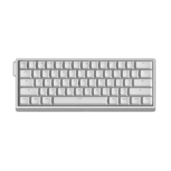 Wooting 60HE V2 Žaidimų Klaviatūra | White, Lekker Tikken, Alu Case