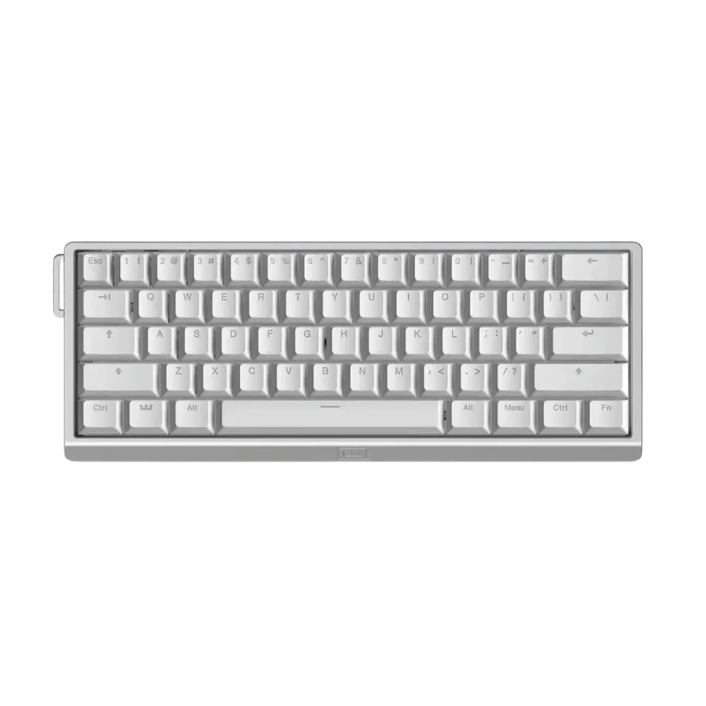 Wooting 60HE V2 Žaidimų Klaviatūra | White, Lekker Tikken, Alu Case