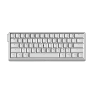 Wooting 60HE V2 Žaidimų Klaviatūra | White, Lekker Tikken, Alu Case