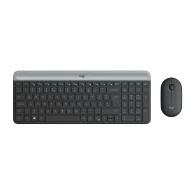 LOGITECH MK470 Slim Combo Belaidės Pelės ir Klaviatūros Komplektas | Graphite