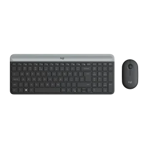 LOGITECH MK470 Slim Combo Belaidės Pelės ir Klaviatūros Komplektas | Graphite