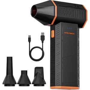WOLFBOX Mega Flow 50 Oro Pūstuvas | Black