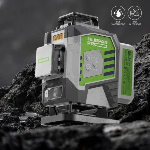 HUEPAR ZK04CG Profesionalus 4D Lazerinis Nivelyras 360° Žalias