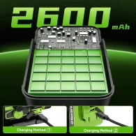 HUEPAR W04CG Rotacinis 4D Lazerinis Nivelyras 360° Žalias