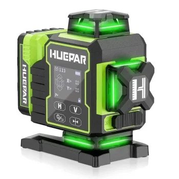 HUEPAR W04CG Rotacinis 4D Lazerinis Nivelyras 360° Žalias