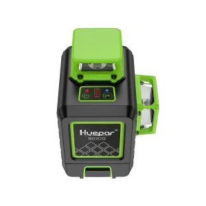 HUEPAR B03CG Profesionalus 3D Lazerinis Nivelyras 360° Žalias