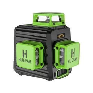 HUEPAR B03CG Profesionalus 3D Lazerinis Nivelyras 360° Žalias