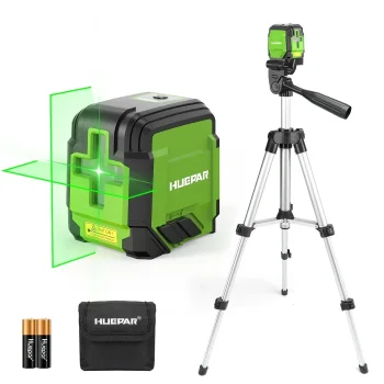 HUEPAR GK011DGTP Lazerinis Nivelyras su Žaliu Lazeriu ir Trikoju