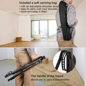 HUEPAR TPD16 Reguliuojamas Trikojis 160 cm Lazeriniams Nivelyrams